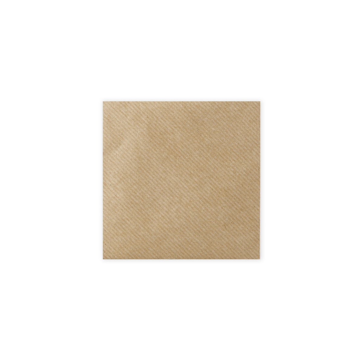 Enveloppe kraft striée 116x116 mm
