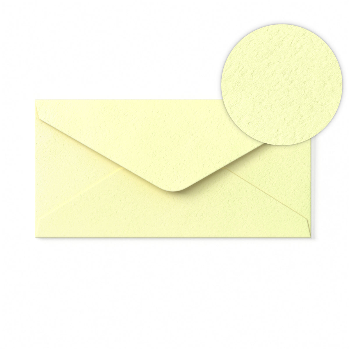 Enveloppe Ivoire avec effet martelé 110x220 mm (DL)