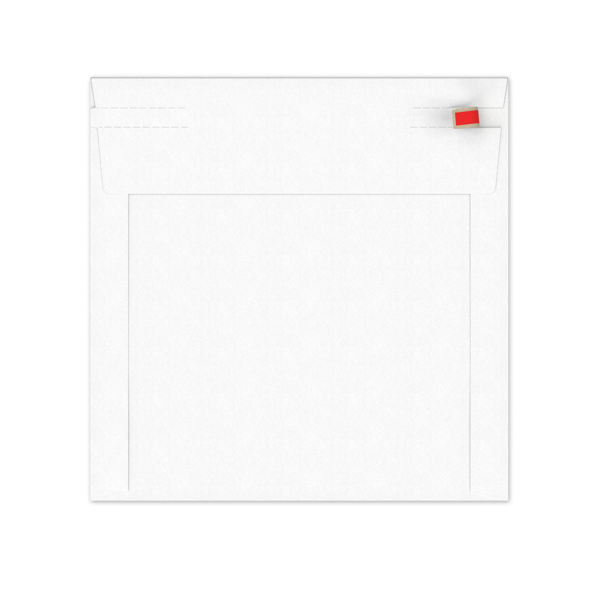Enveloppes blanches en carton rigide