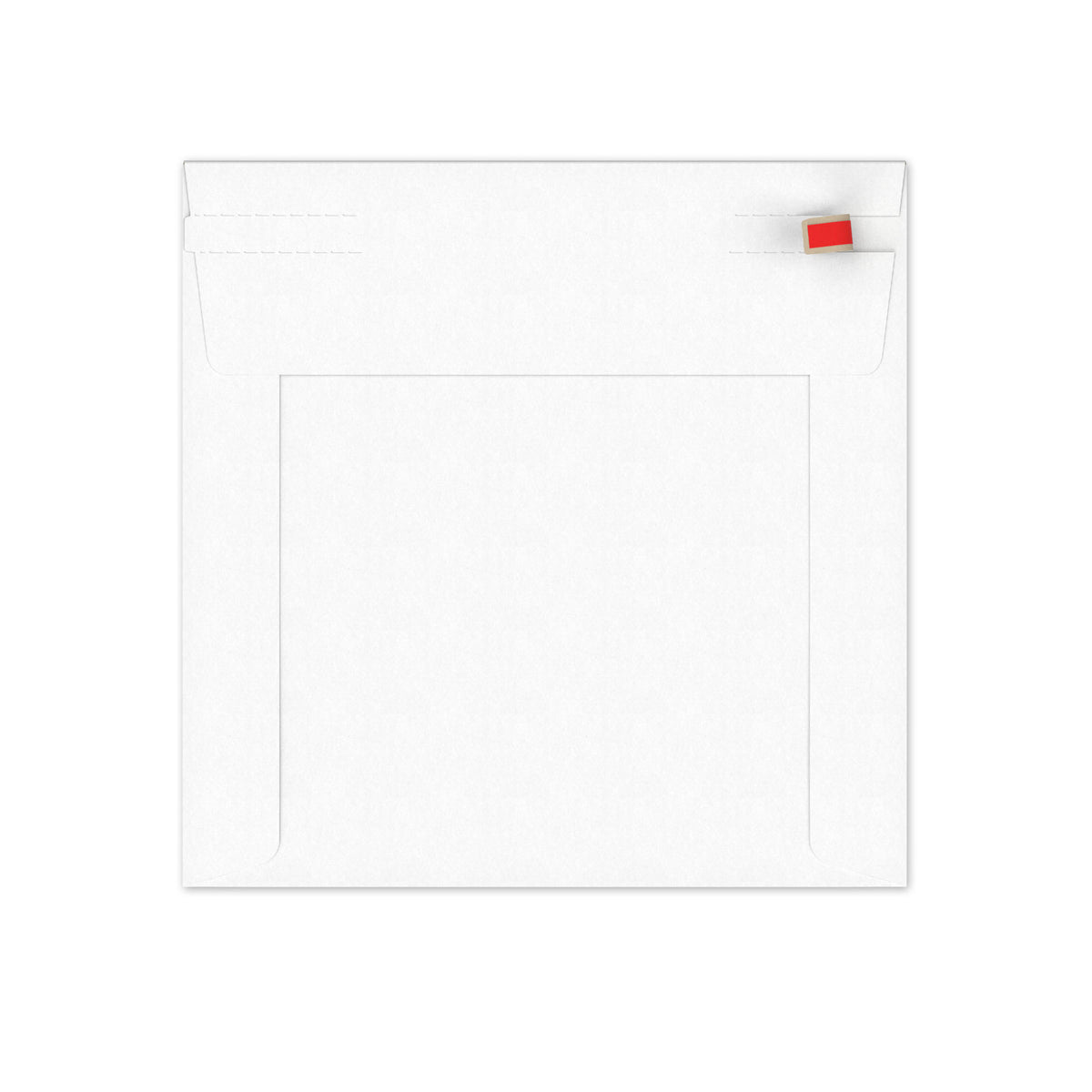 Enveloppes blanches en carton rigide