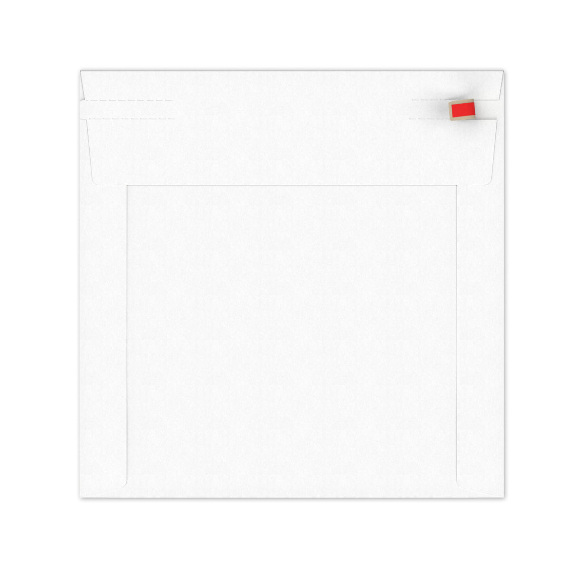 Enveloppes blanches en carton rigide