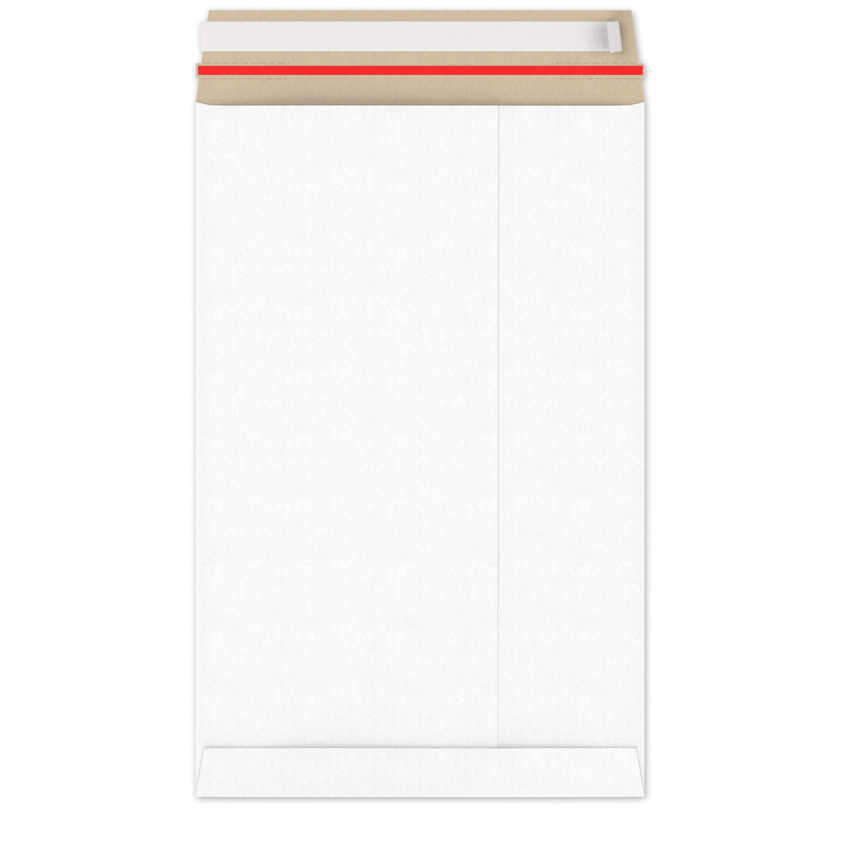 Enveloppes blanches en carton rigide