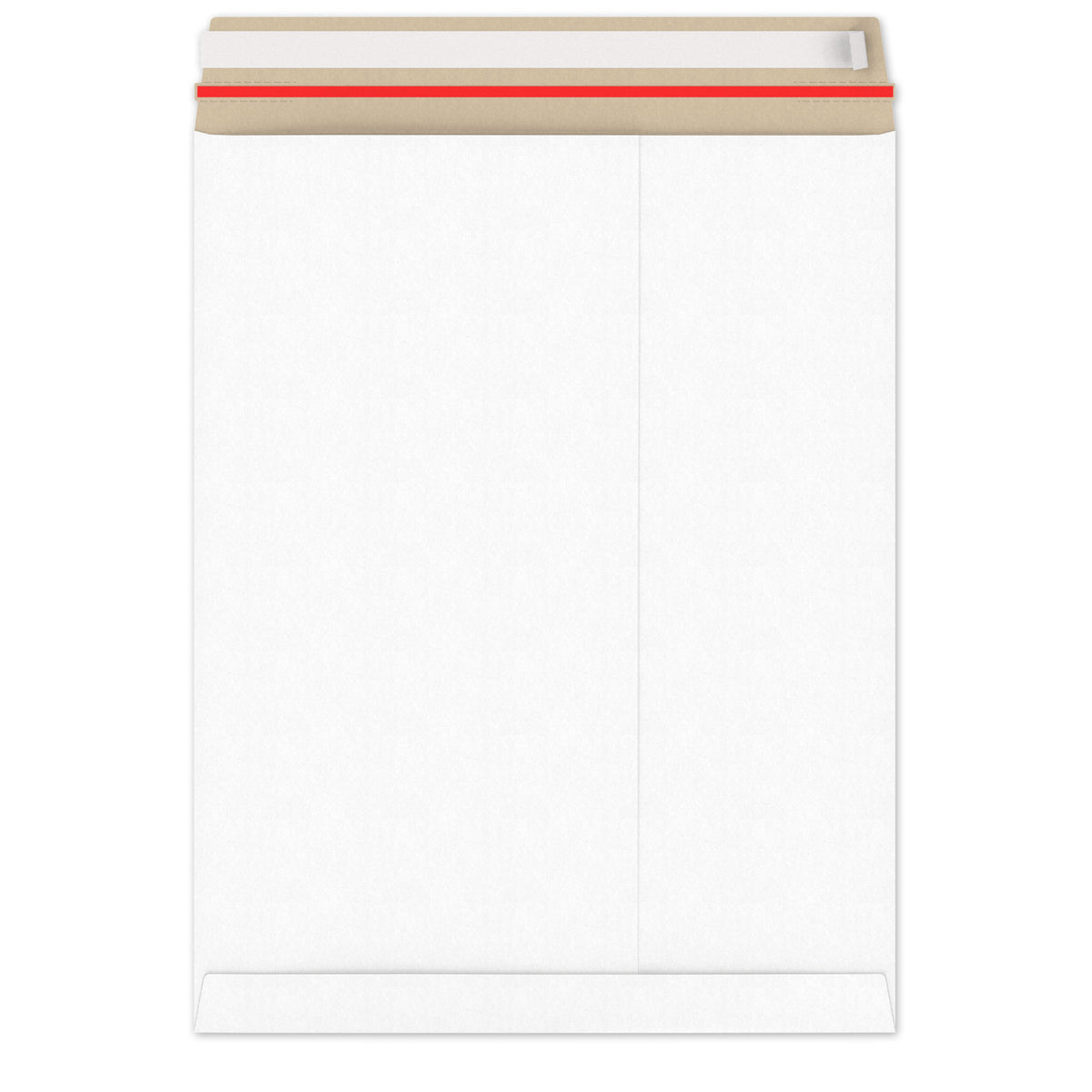 Enveloppes blanches en carton rigide