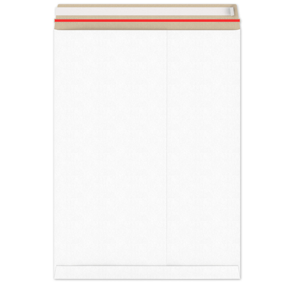 Enveloppes blanches en carton rigide