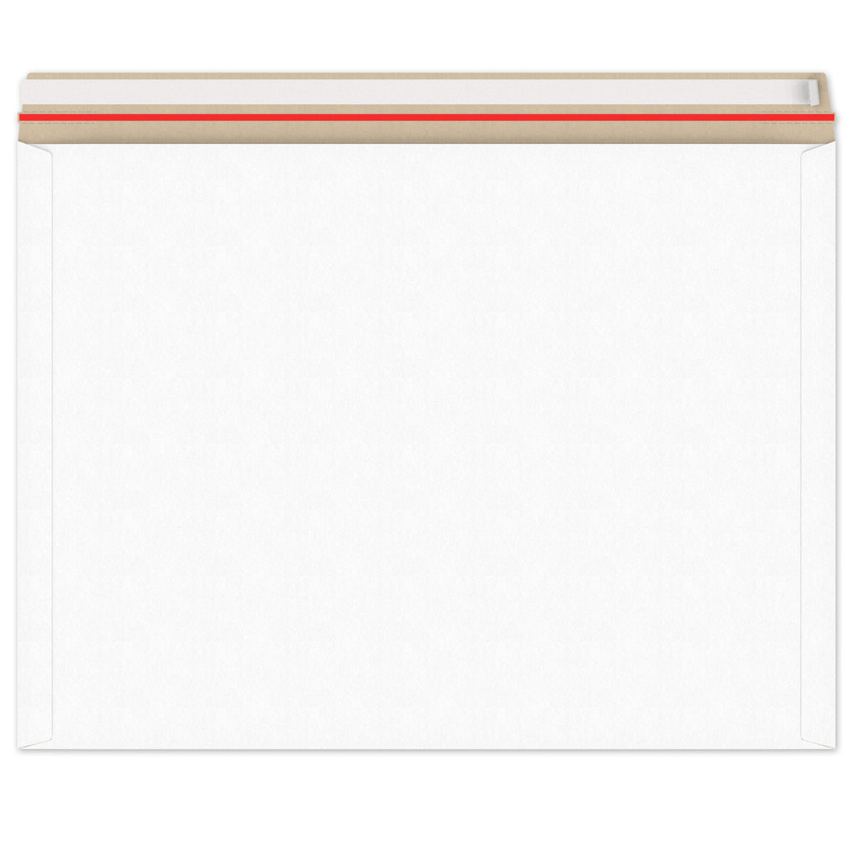 Enveloppes blanches en carton rigide
