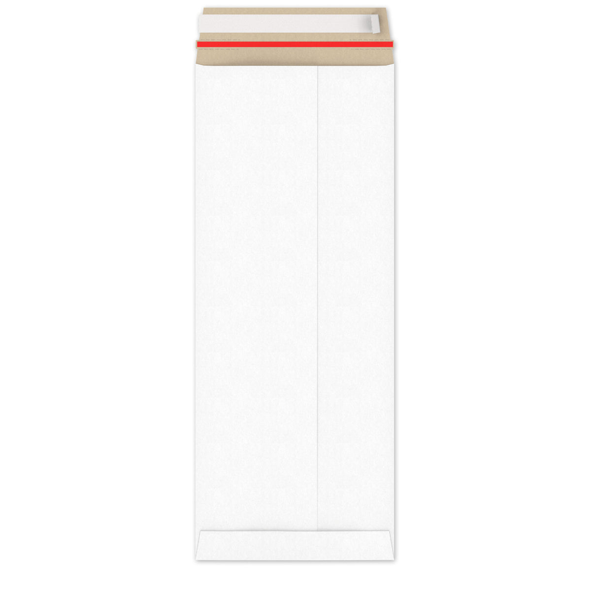 Enveloppes blanches en carton rigide