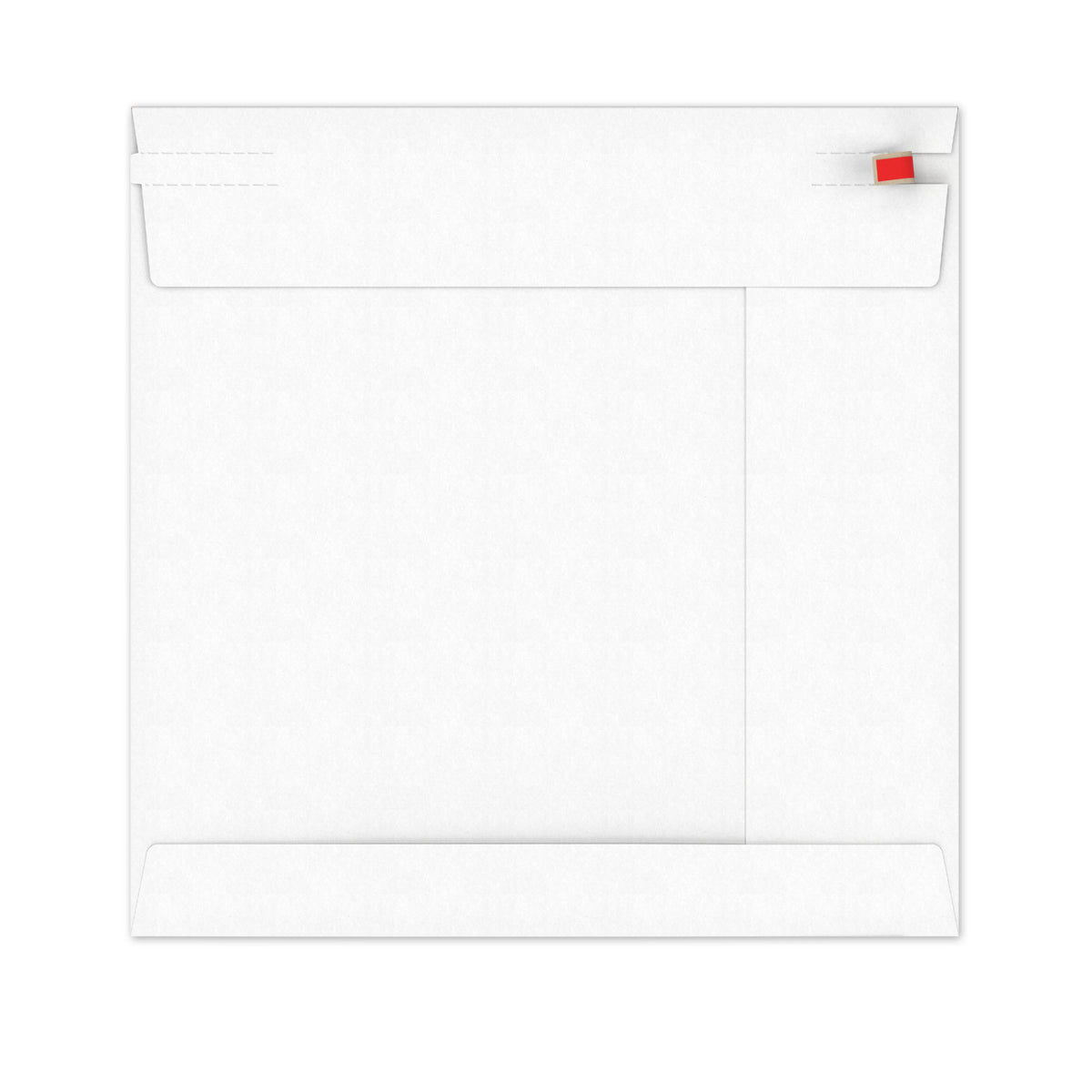 Enveloppes blanches en carton rigide
