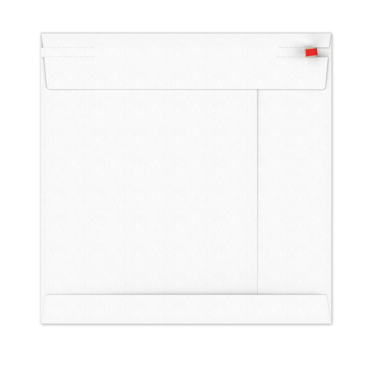 Enveloppes blanches en carton rigide