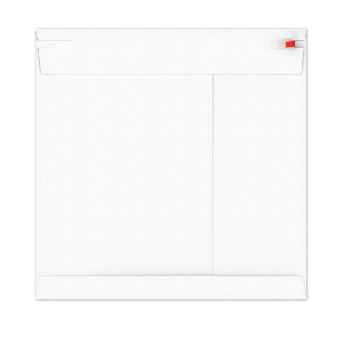 Enveloppes blanches en carton rigide