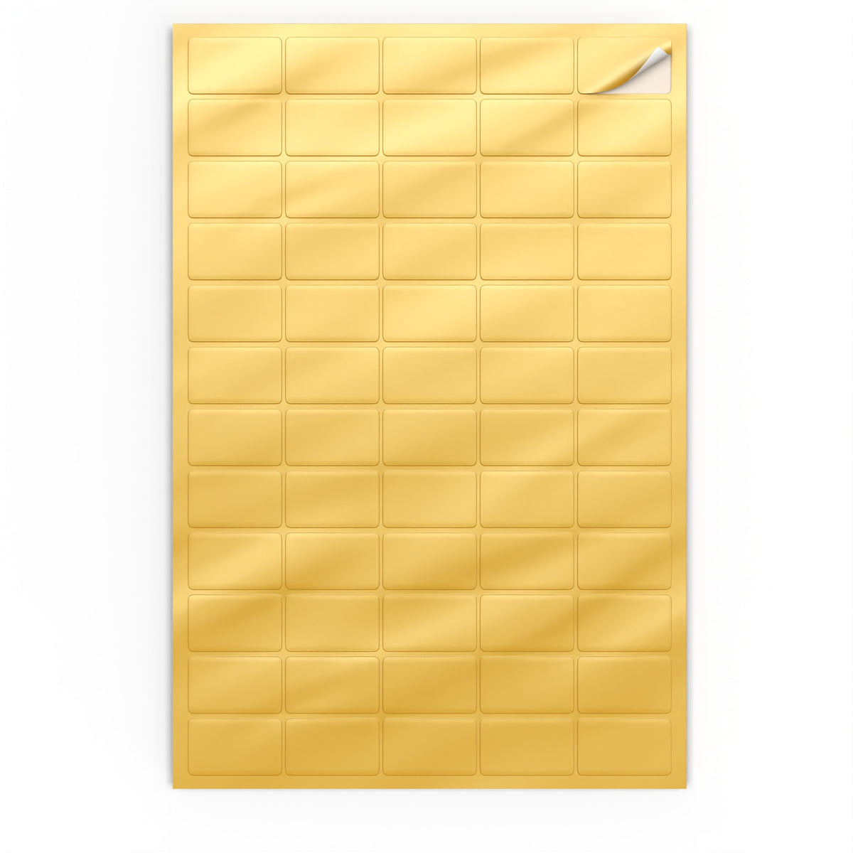 Étiquettes adhésives rectangulaires