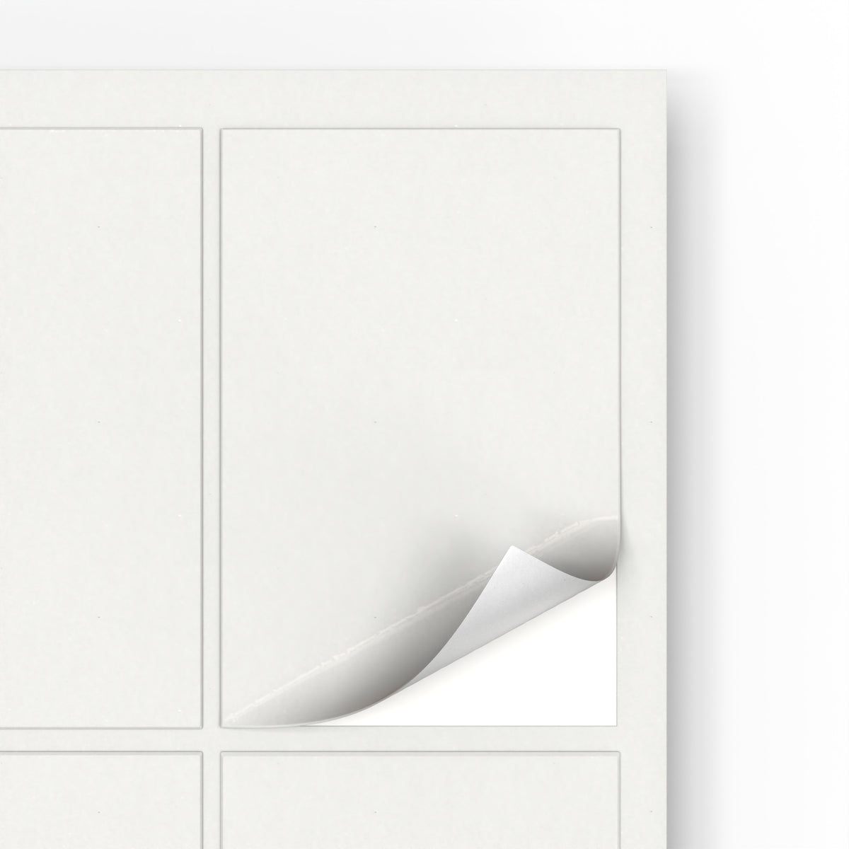 Étiquettes adhésives rectangulaires