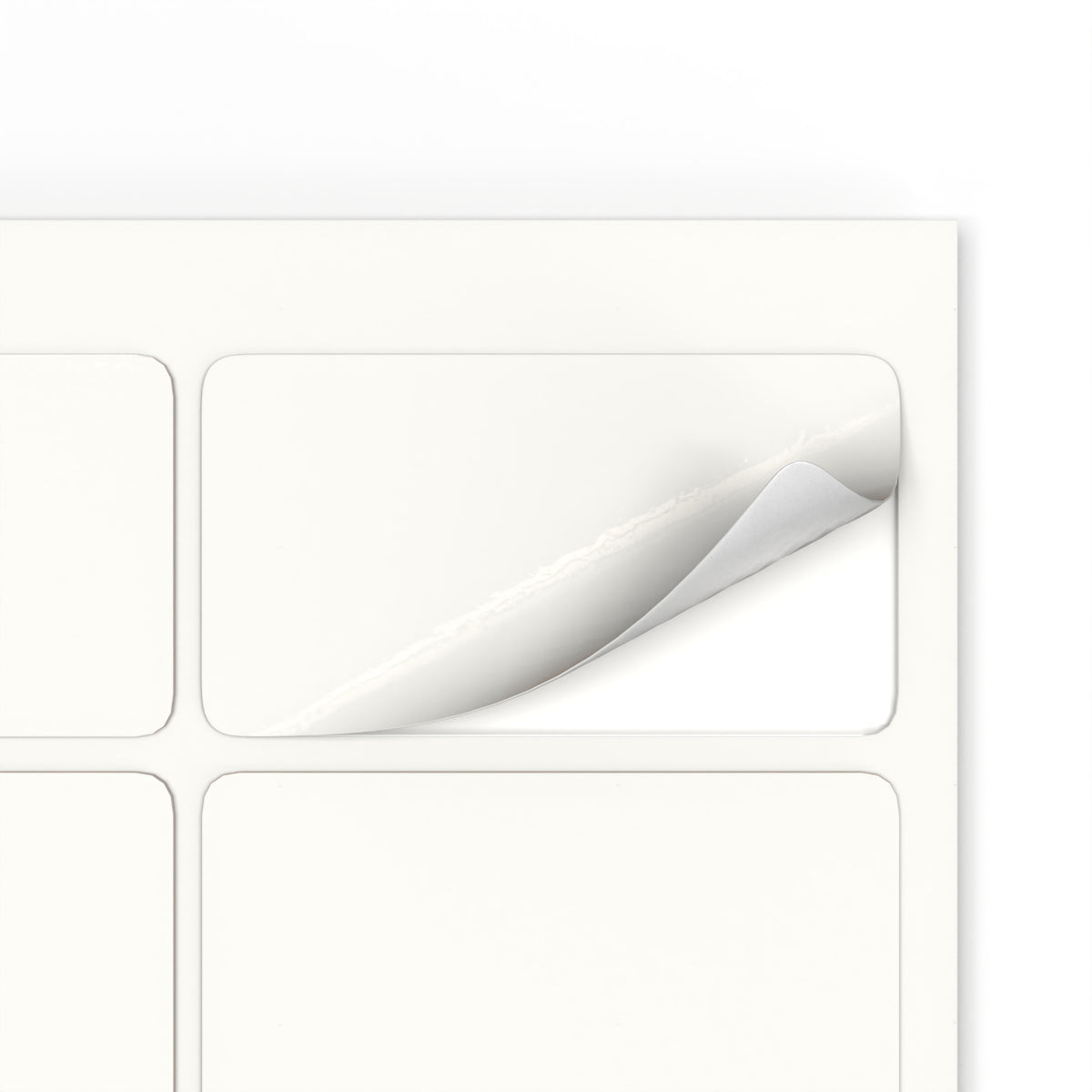Étiquettes adhésives rectangulaires