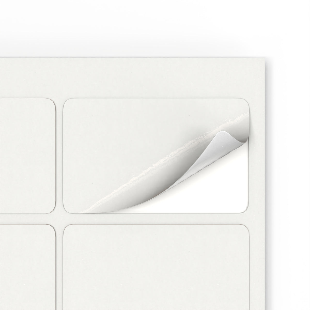 Étiquettes adhésives rectangulaires