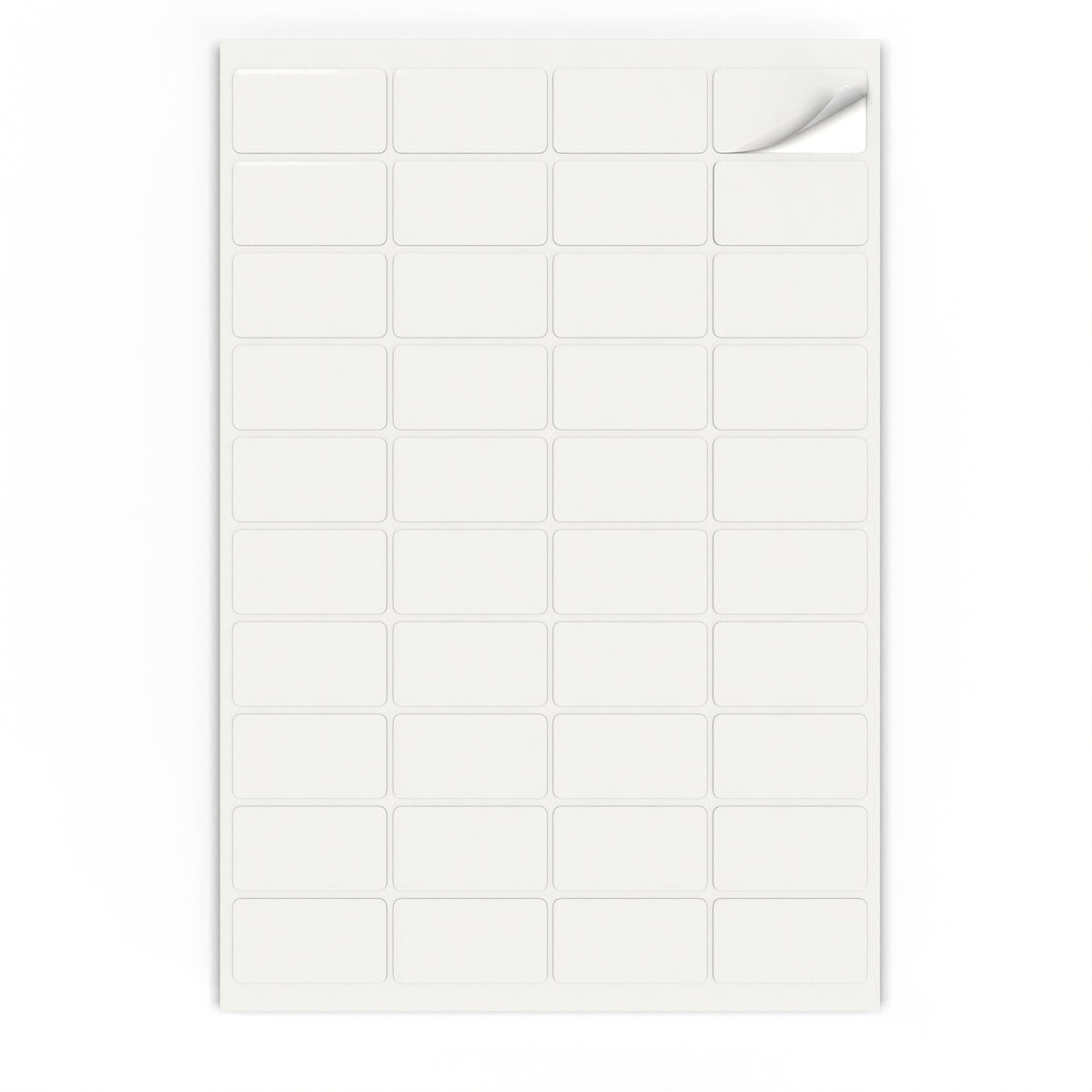 Étiquettes adhésives rectangulaires