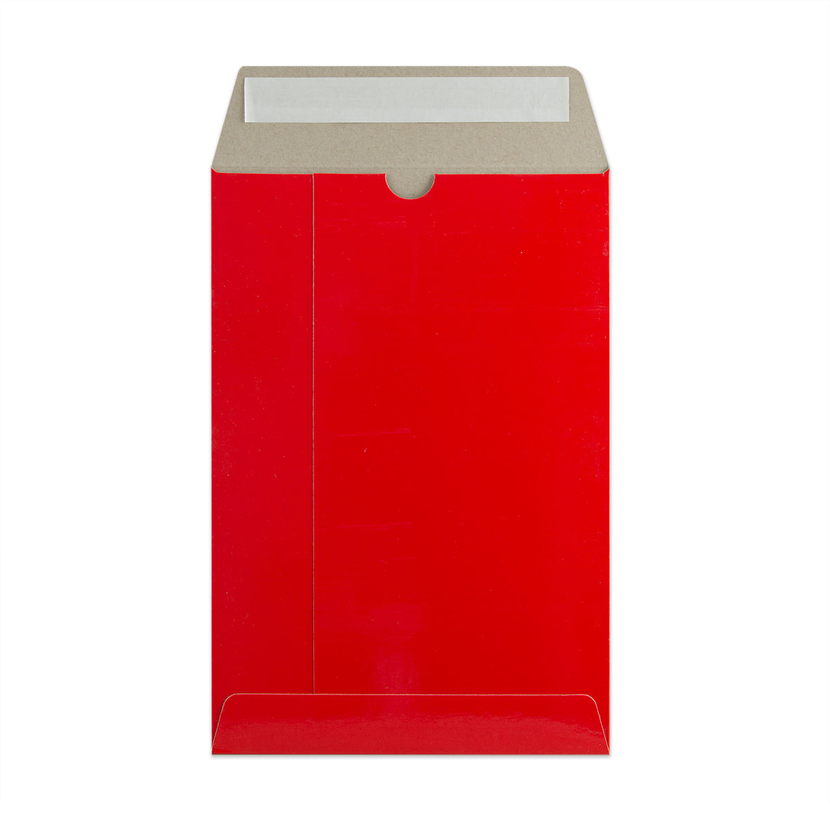 Enveloppe rouge en carton rigide 235X162 MM