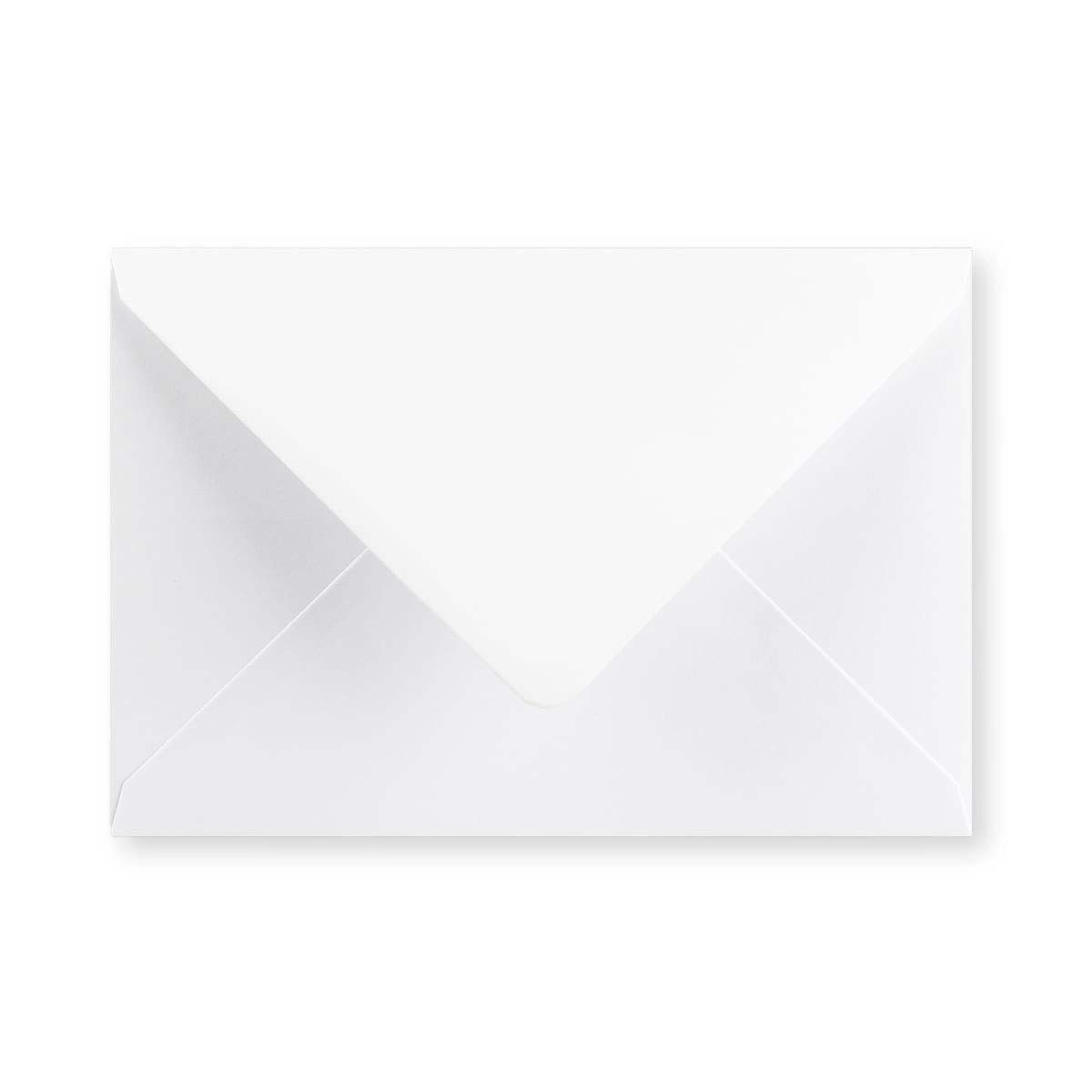 Enveloppe blanche - Rabat Pointu 143x203 mm