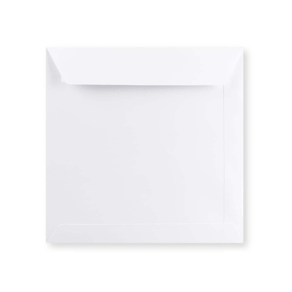 Enveloppe blanche - Rabat Droit 200x200 mm