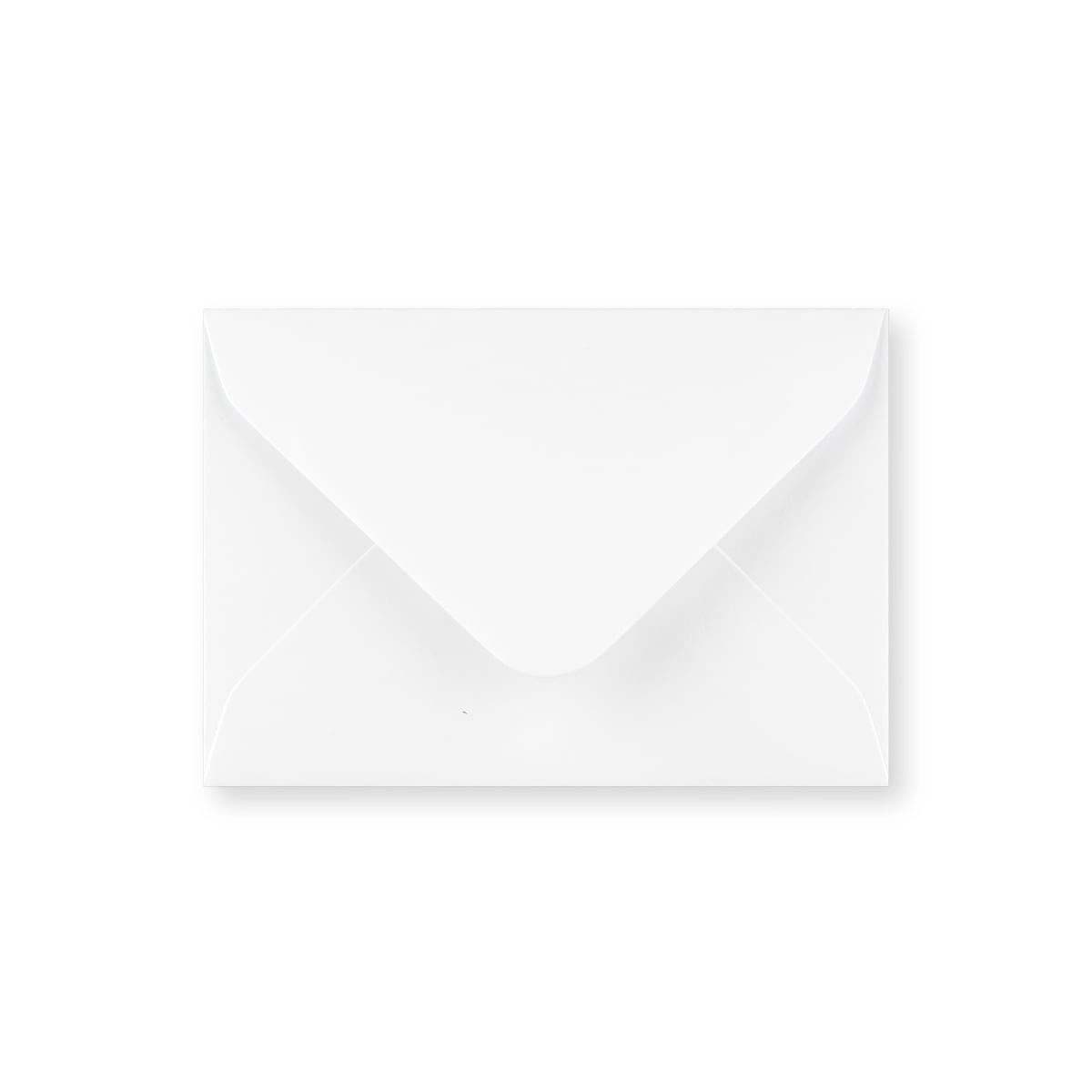 Enveloppe blanche - Rabat Pointu 70x100 mm