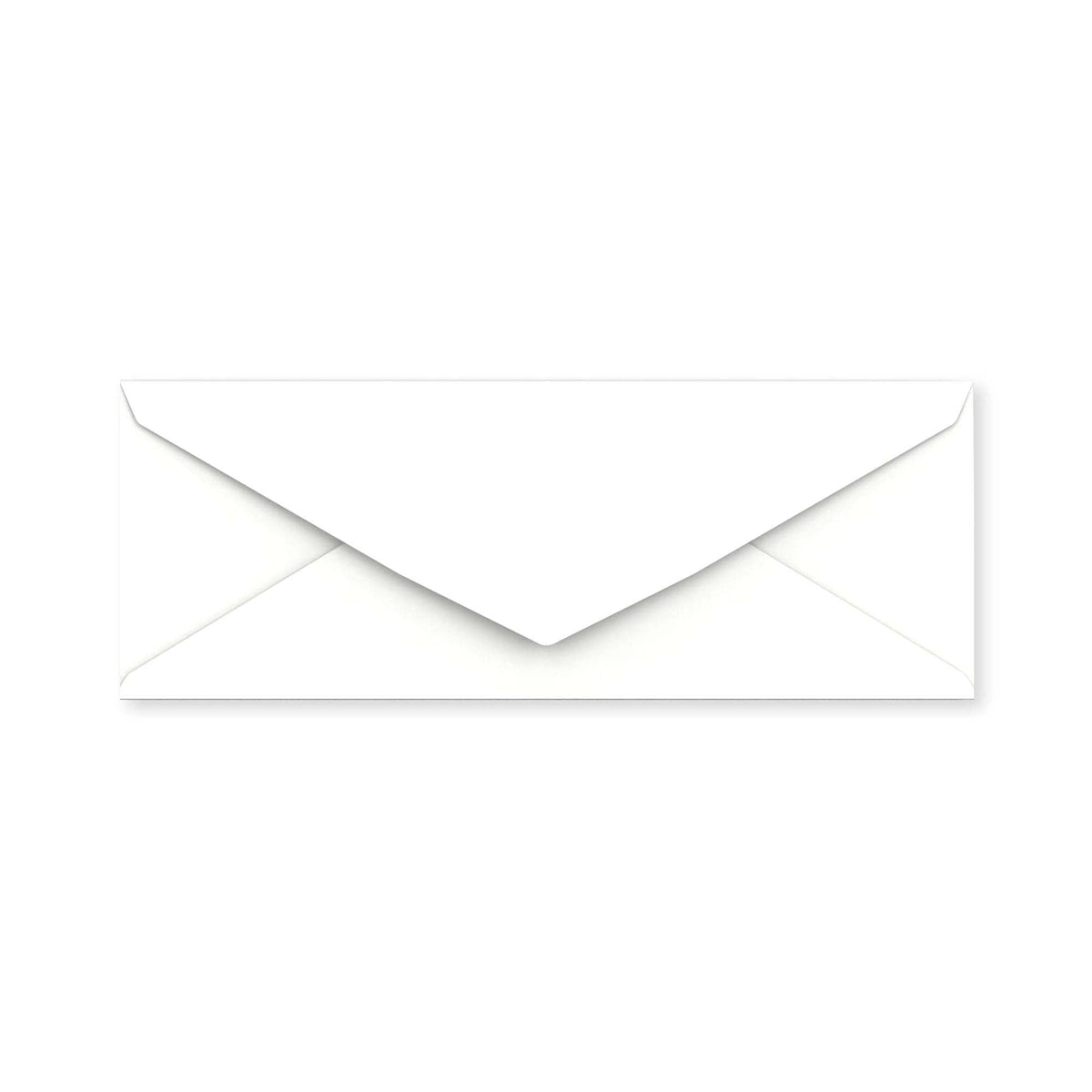 Enveloppe blanche - Rabat Pointu 80x215 mm