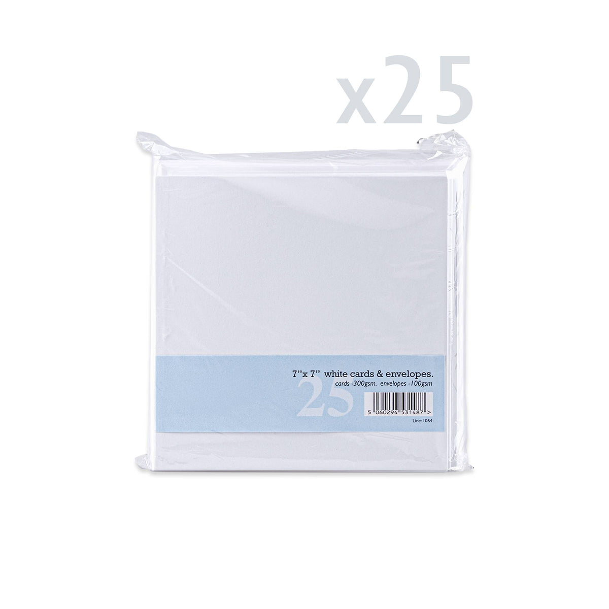 Cartes 300 g/m² et enveloppes blanches 100g/m² à texture lisse – lot