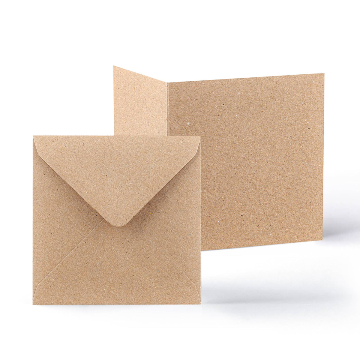 Cartes et enveloppes kraft - lot