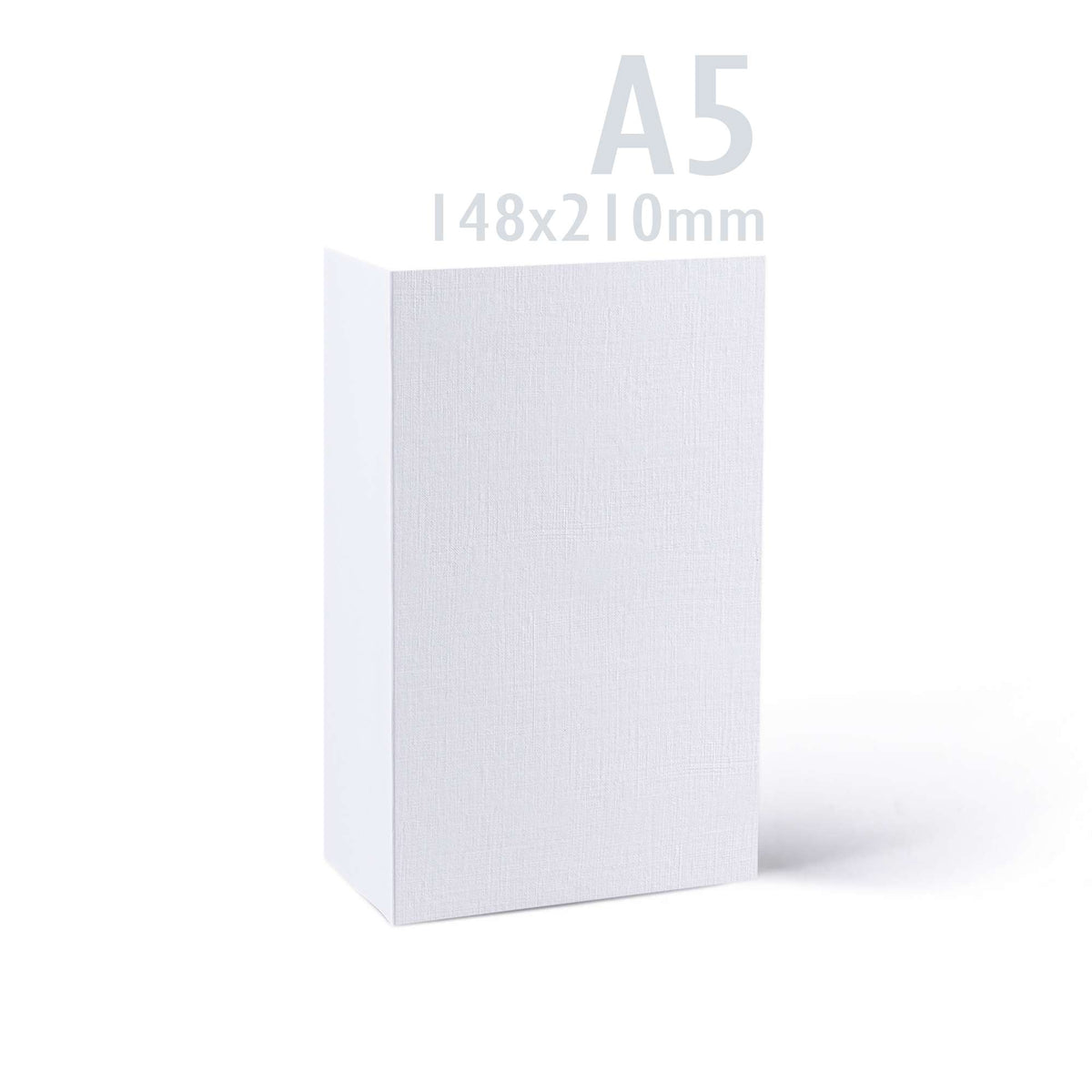 Cartes et enveloppes à texture lin – lot