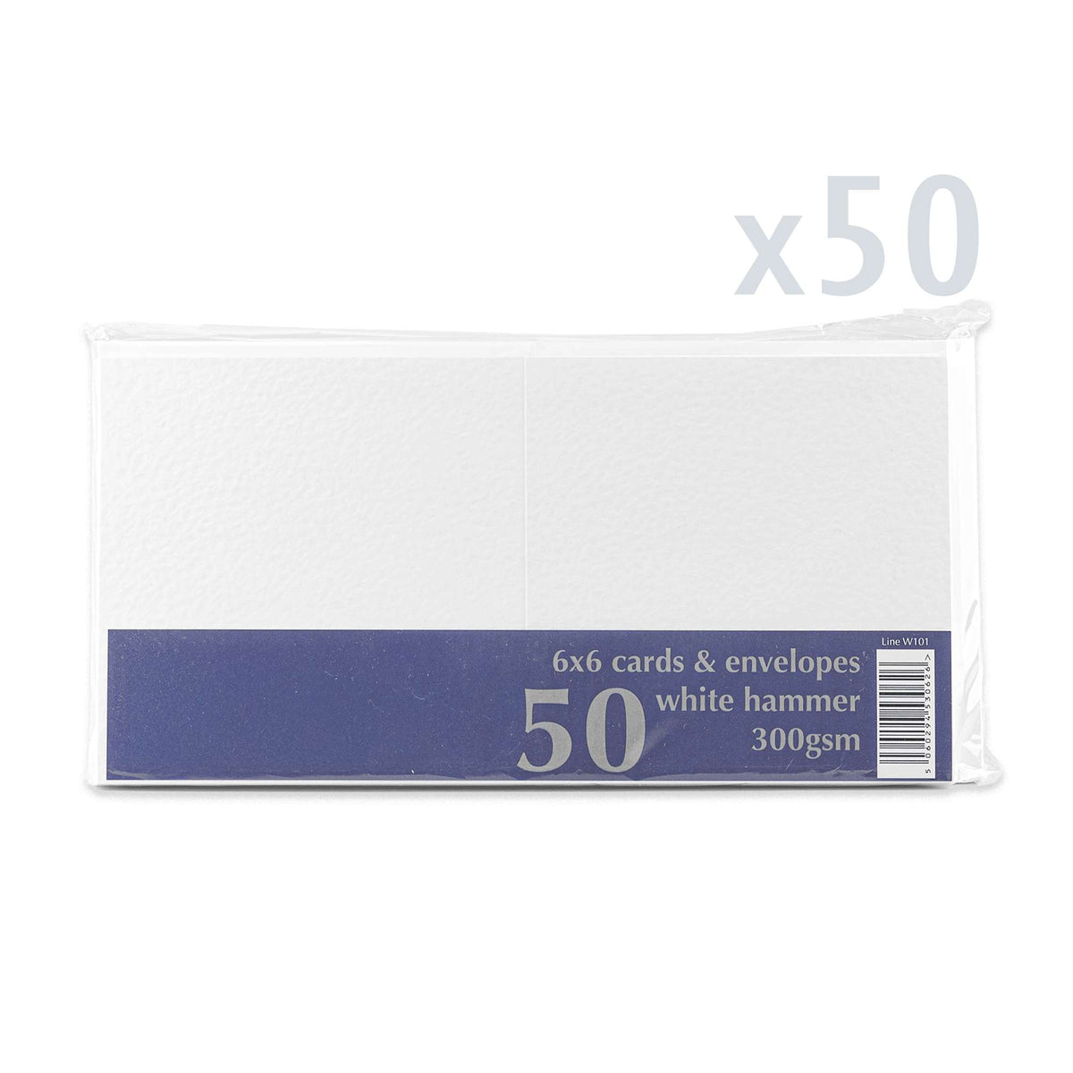 Cartes et enveloppes à texture martelée – lot