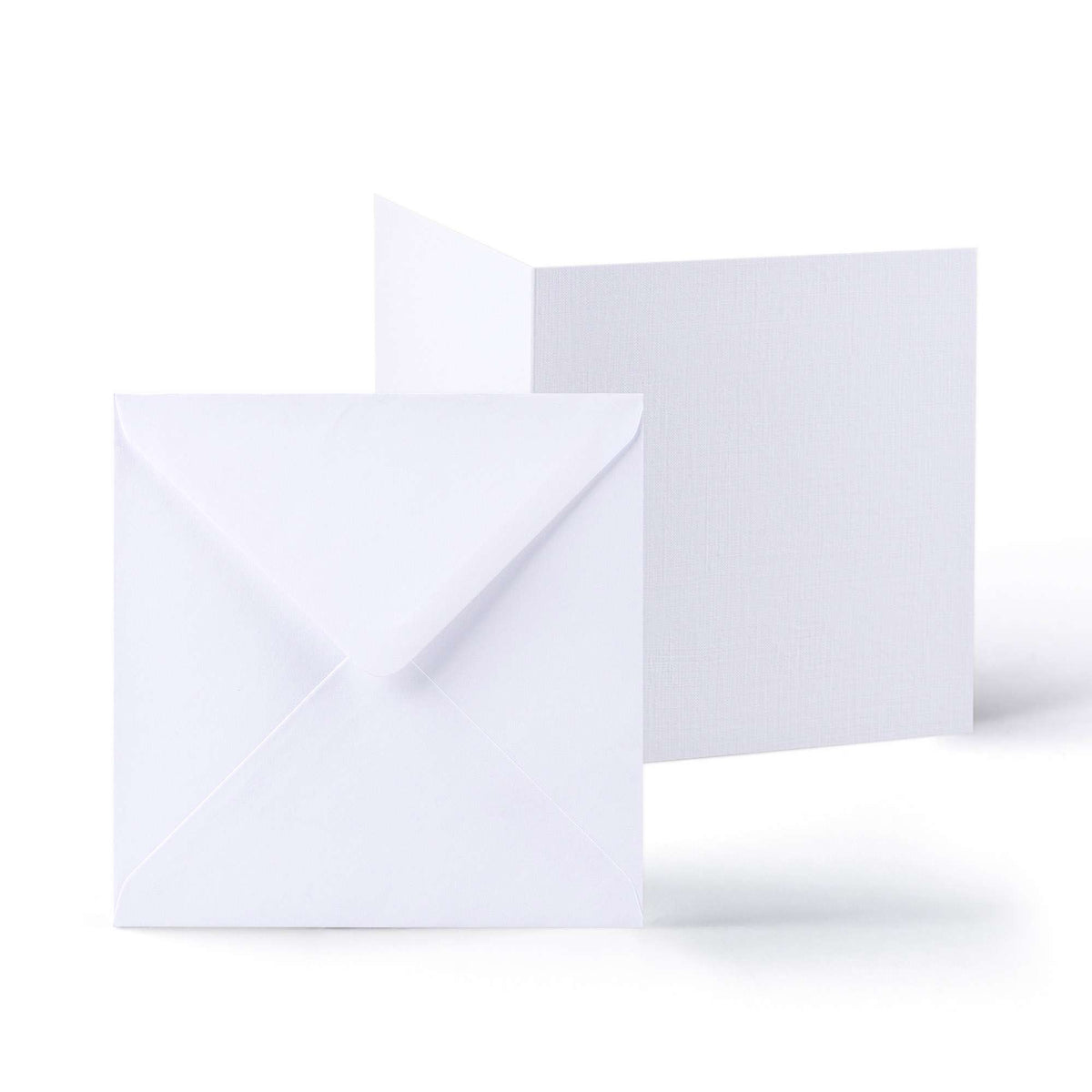 Cartes et enveloppes à texture lin – lot