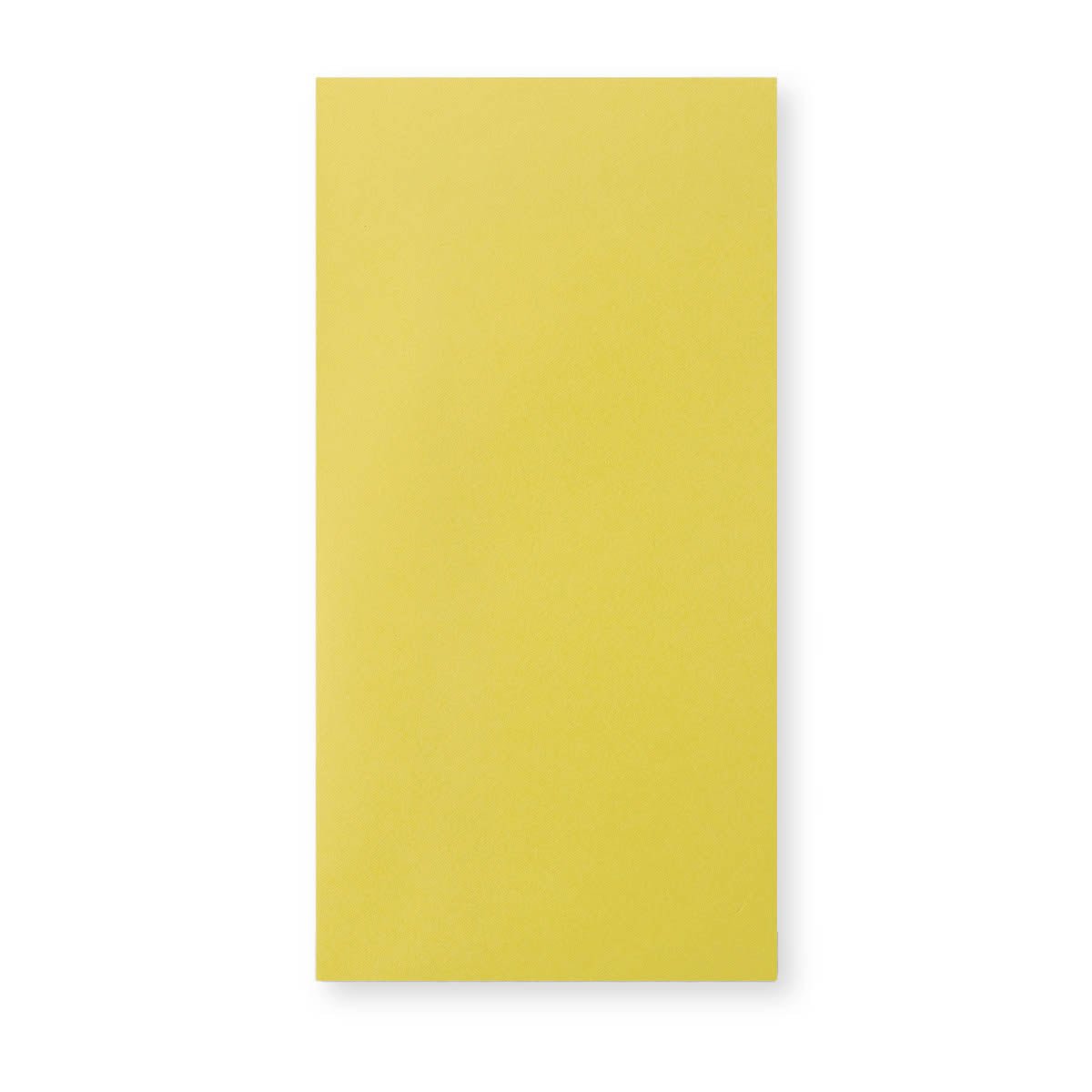 Enveloppe format poche jaune foncée 220x110 mm (DL)