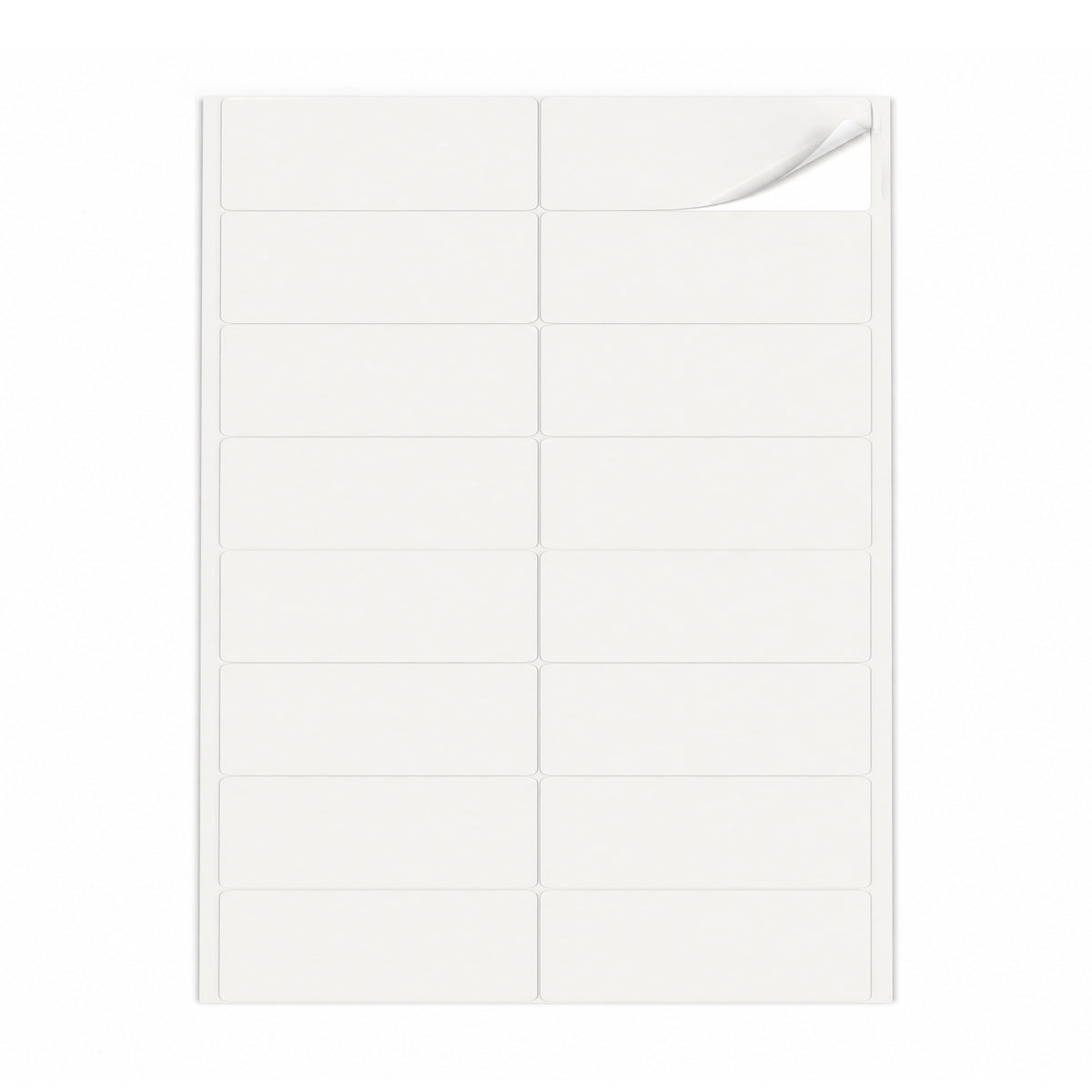 Lots d'étiquettes blanches M - 100 feuilles