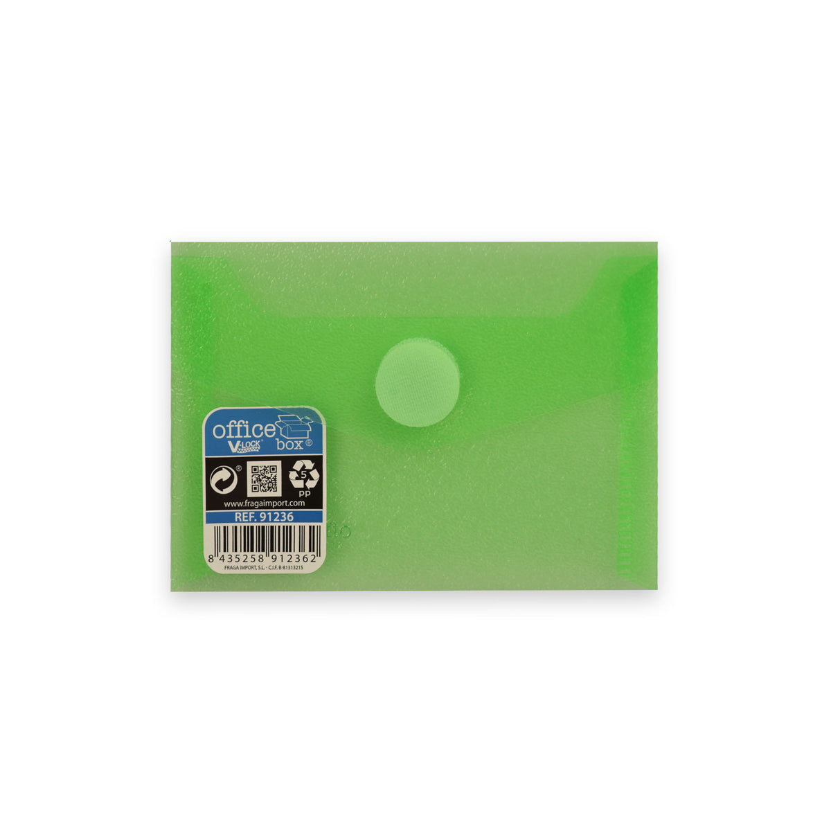 Enveloppes en polypropylène translucide avec fermeture velcro V-LOCK