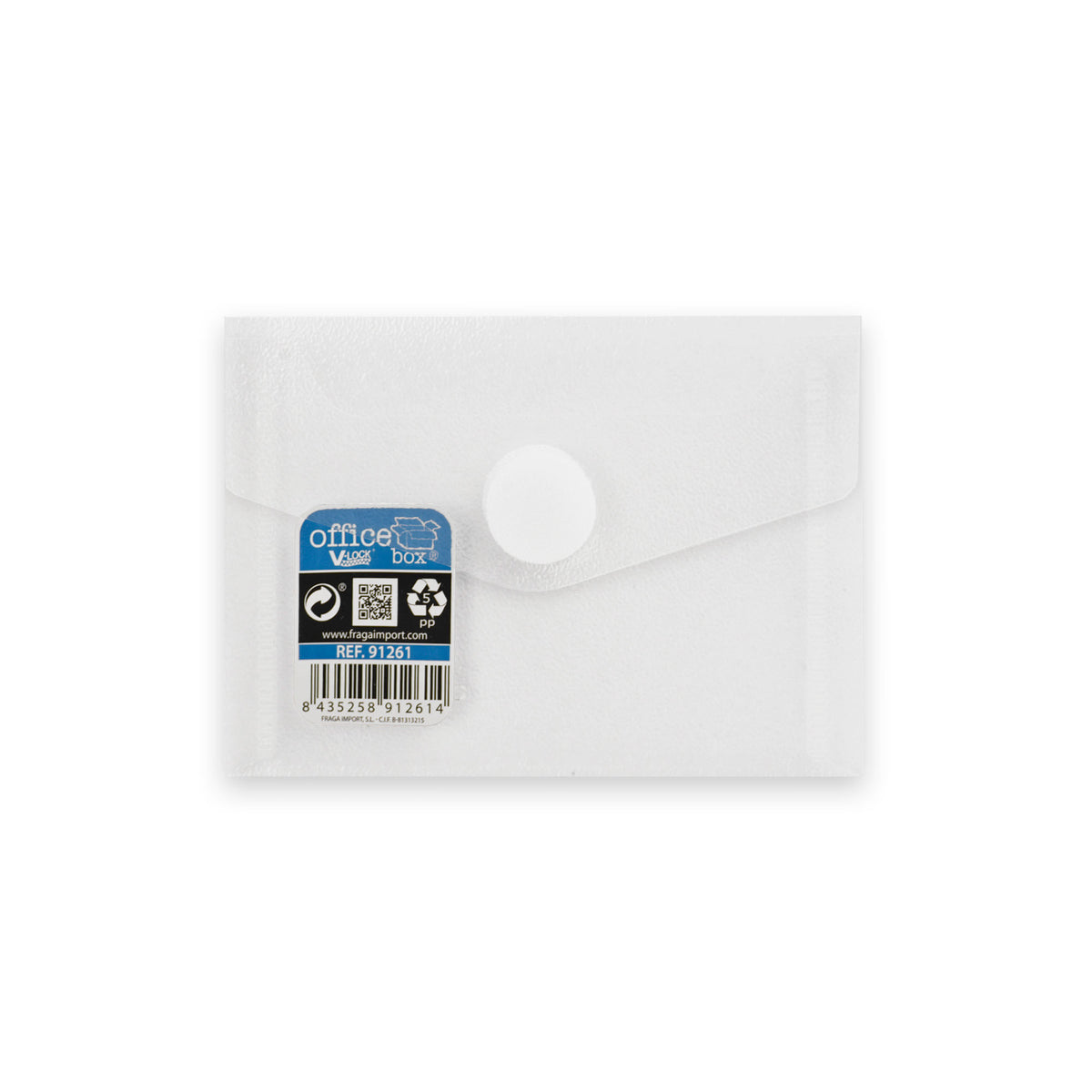 Enveloppes en polypropylène translucide avec fermeture velcro V-LOCK