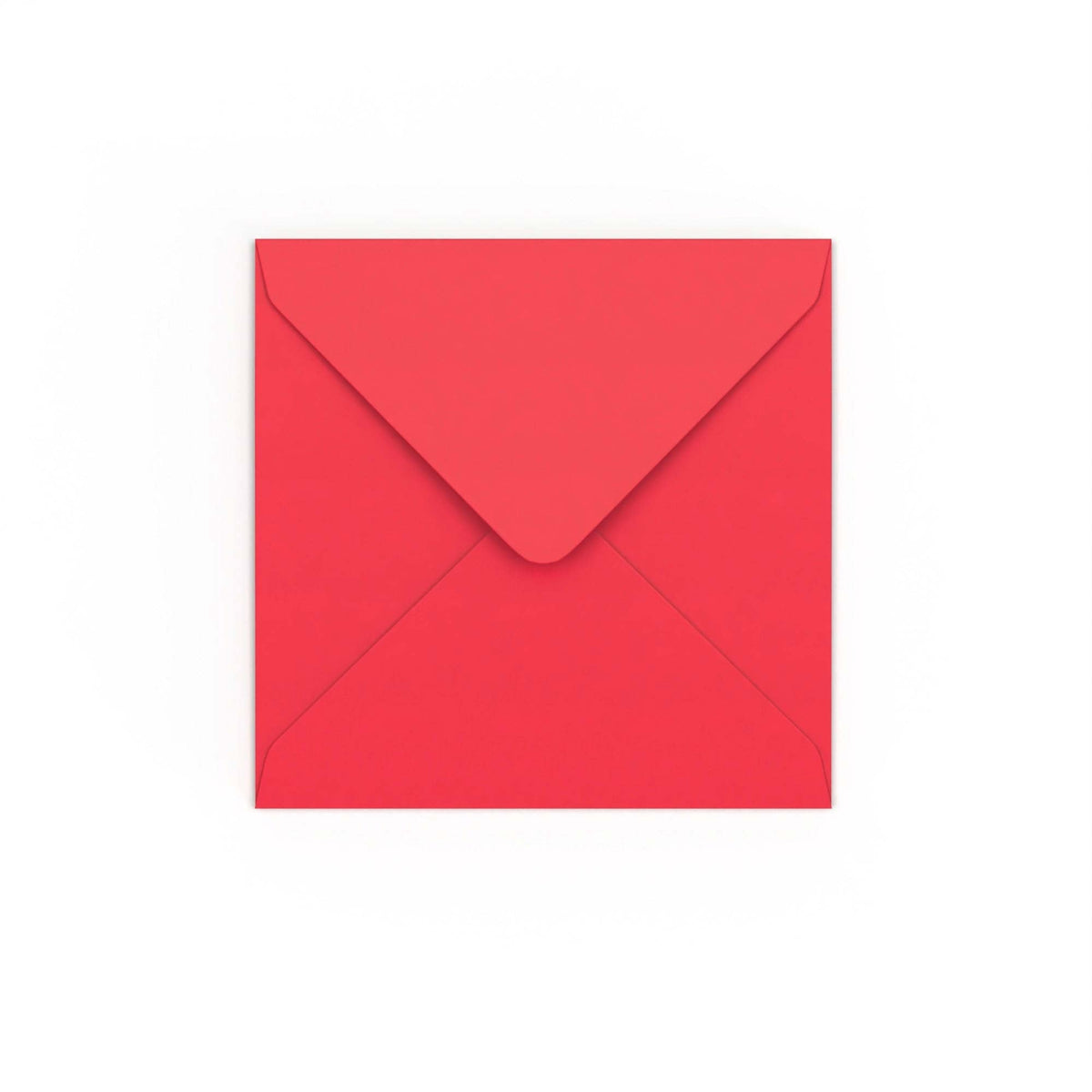 Enveloppe rouge éclatante 130x130 mm