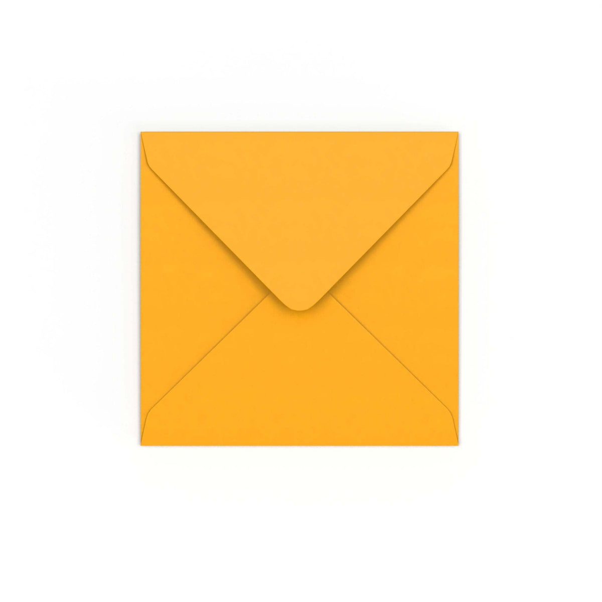 Enveloppe jaune profonde 130x130 mm