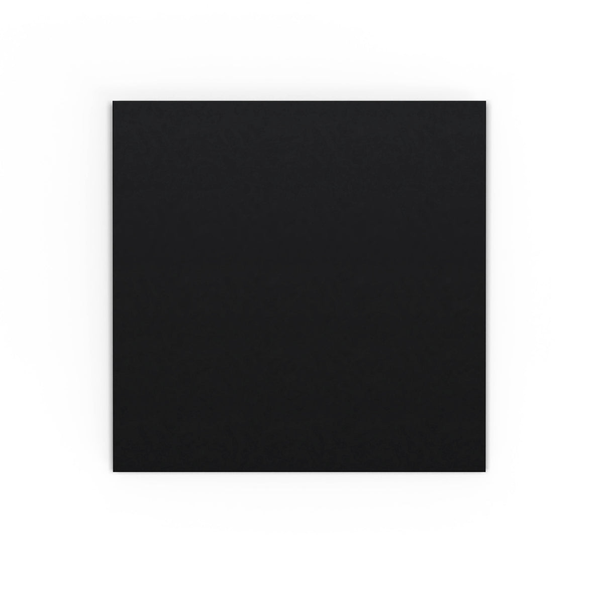 Enveloppe noire à rabat en pointe 155x155 mm