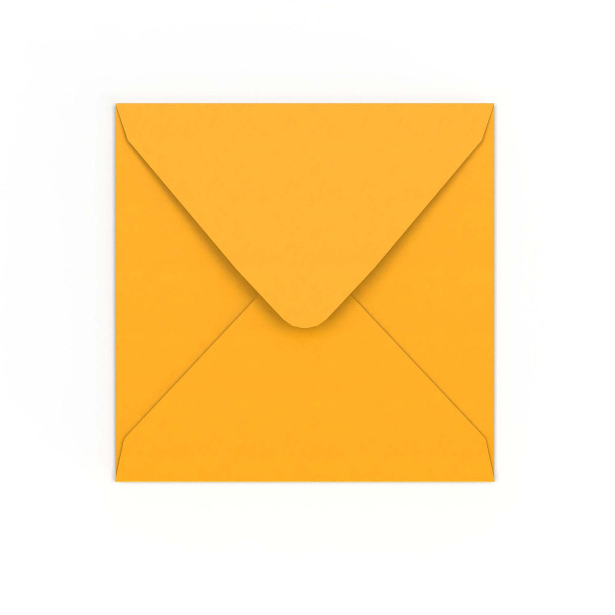 Enveloppe jaune profonde 155x155 mm