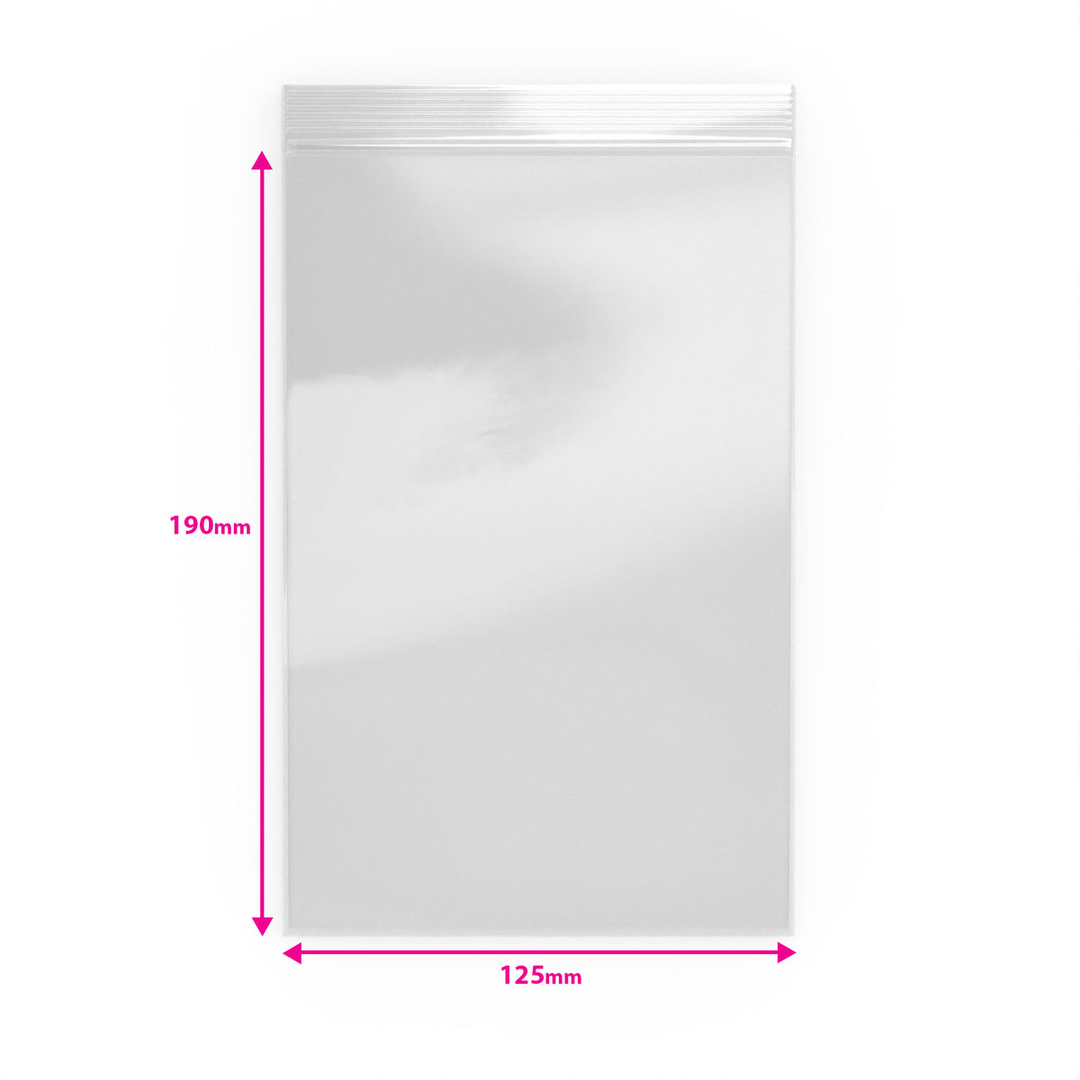 Sachets transparents Zip