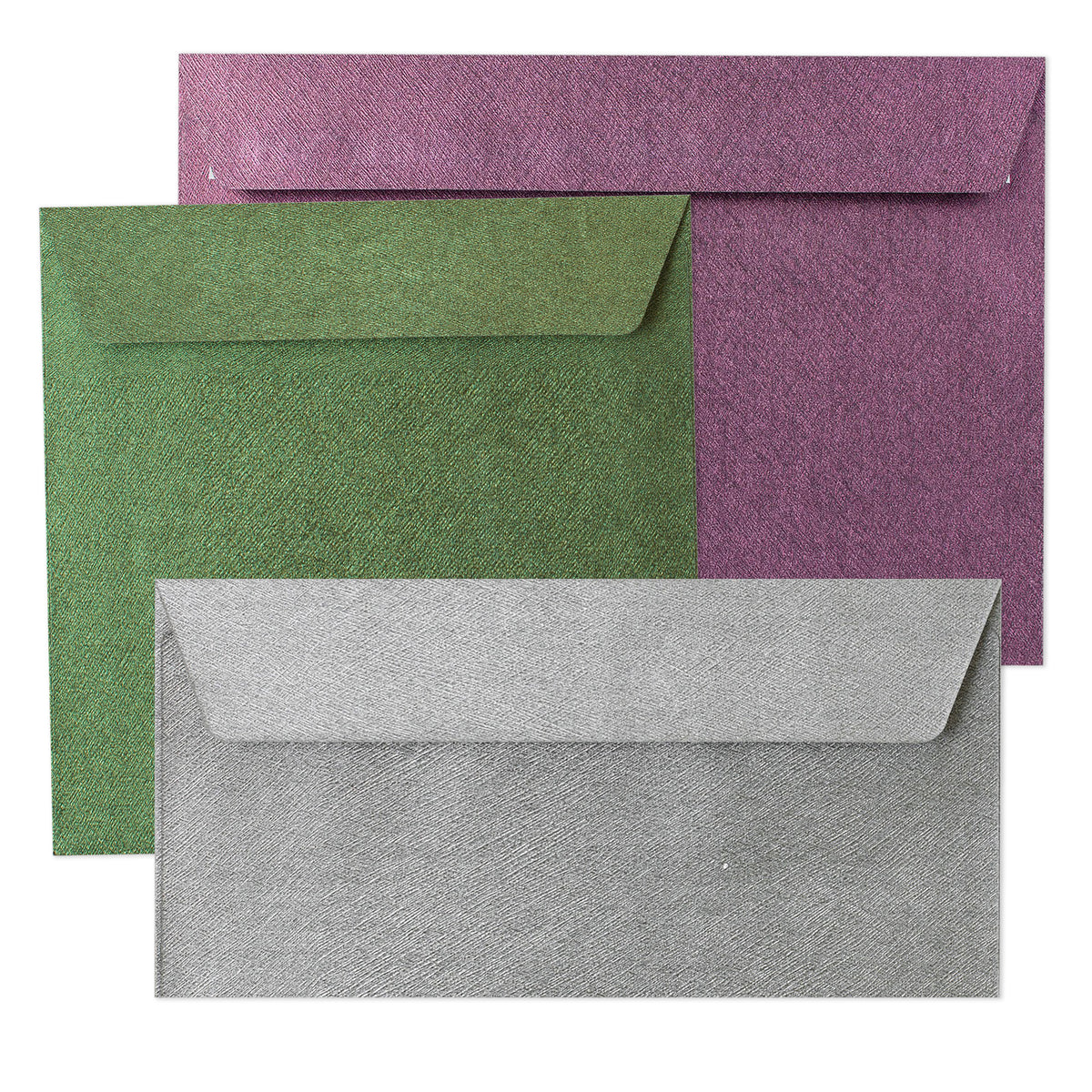 Enveloppes texturées - Rabat Droit