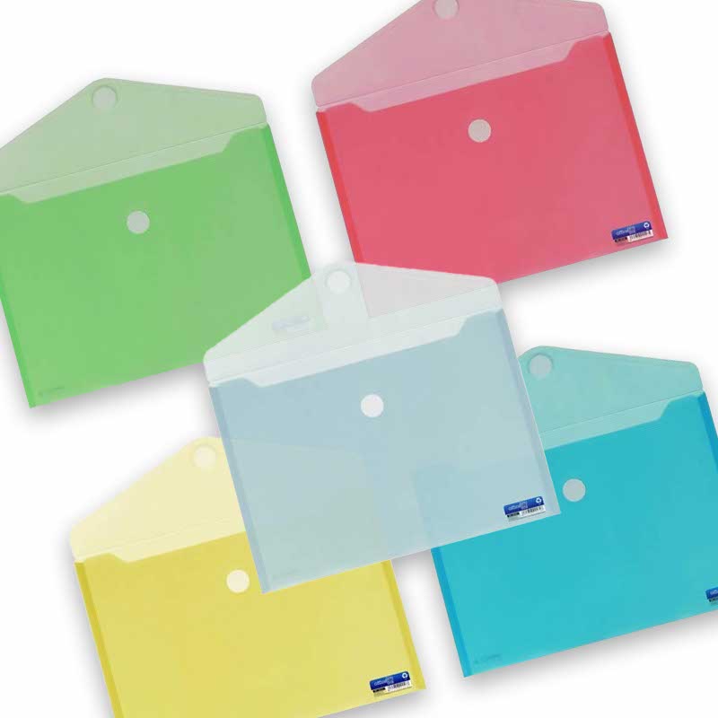 Enveloppes en polypropylène translucide avec fermeture velcro V-LOCK