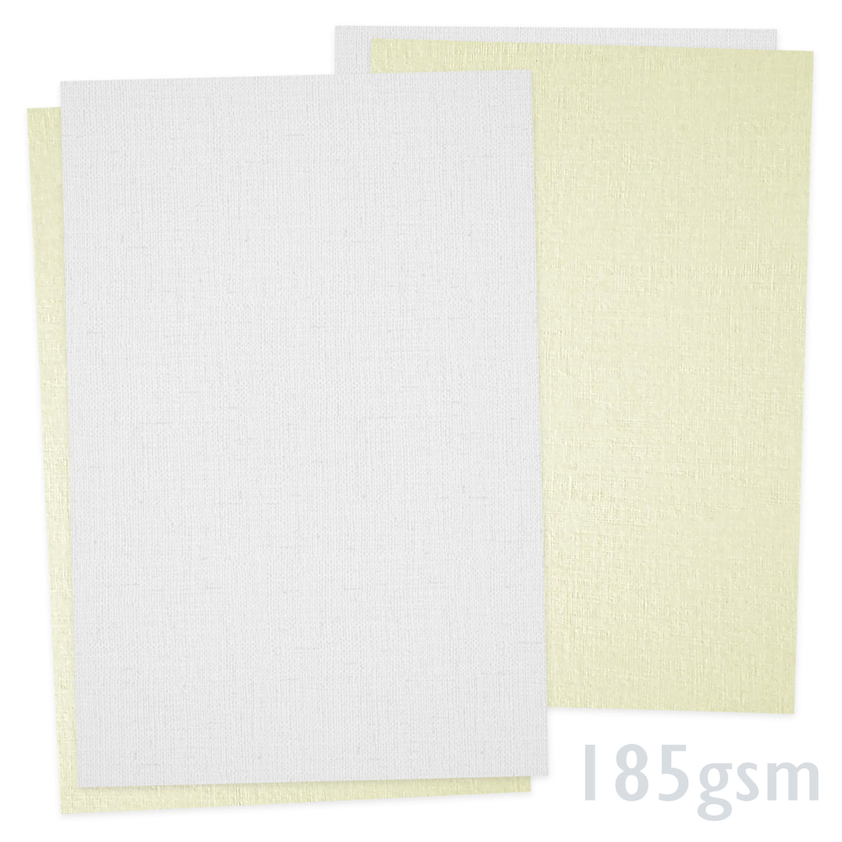 Papier texturé lin 185g/m²