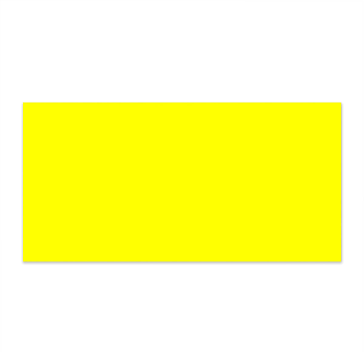 Enveloppe jaune néon 110x220 mm (DL)