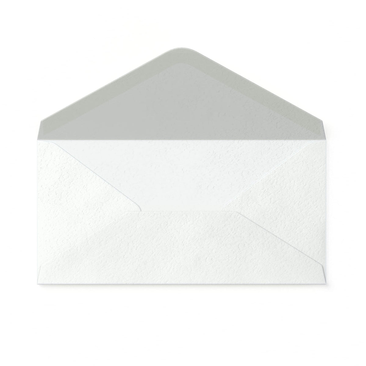 Enveloppe blanche avec effet martelé 110x220 mm (DL)