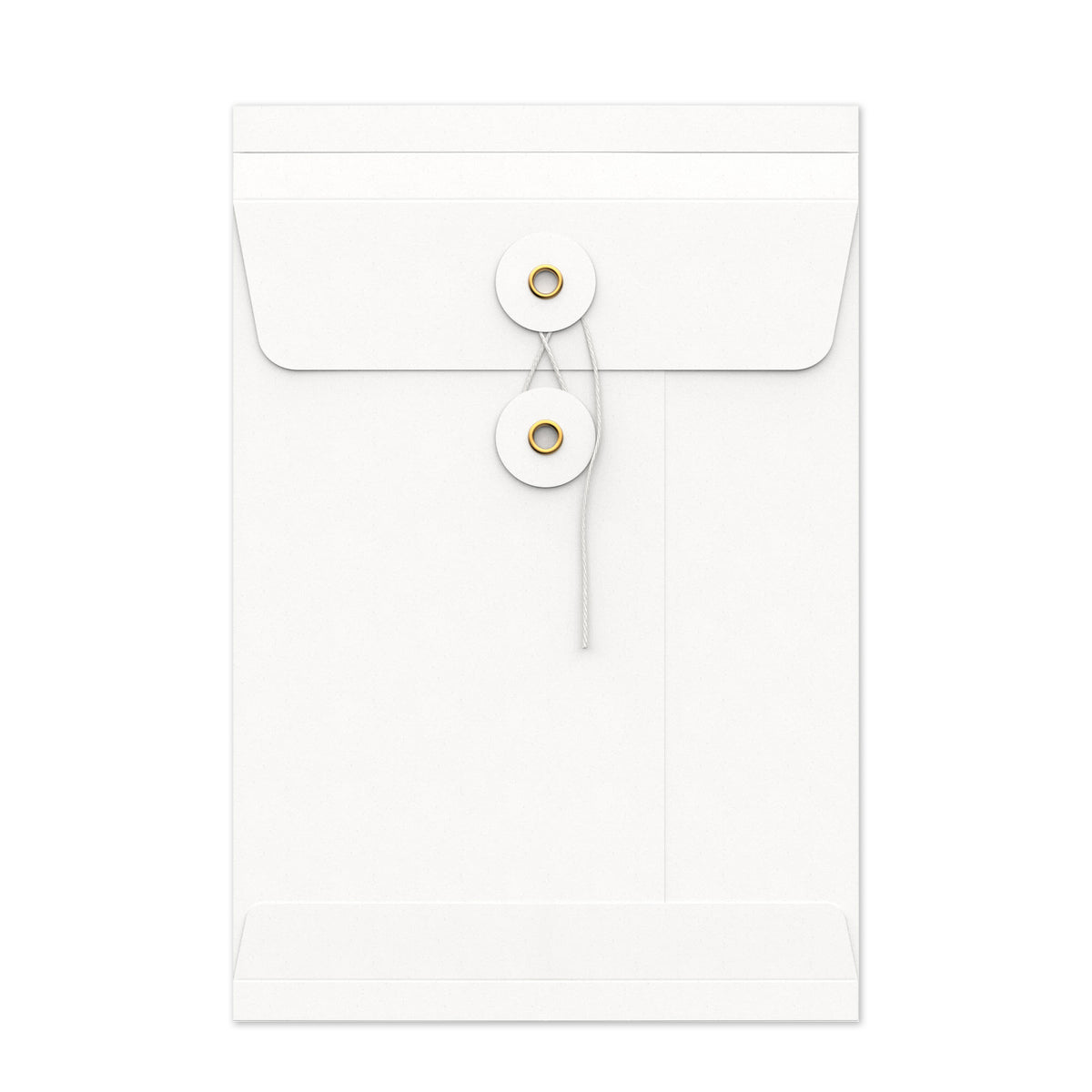 Enveloppes à soufflet à rondelle et ficelle - Fermeture Japonaise
