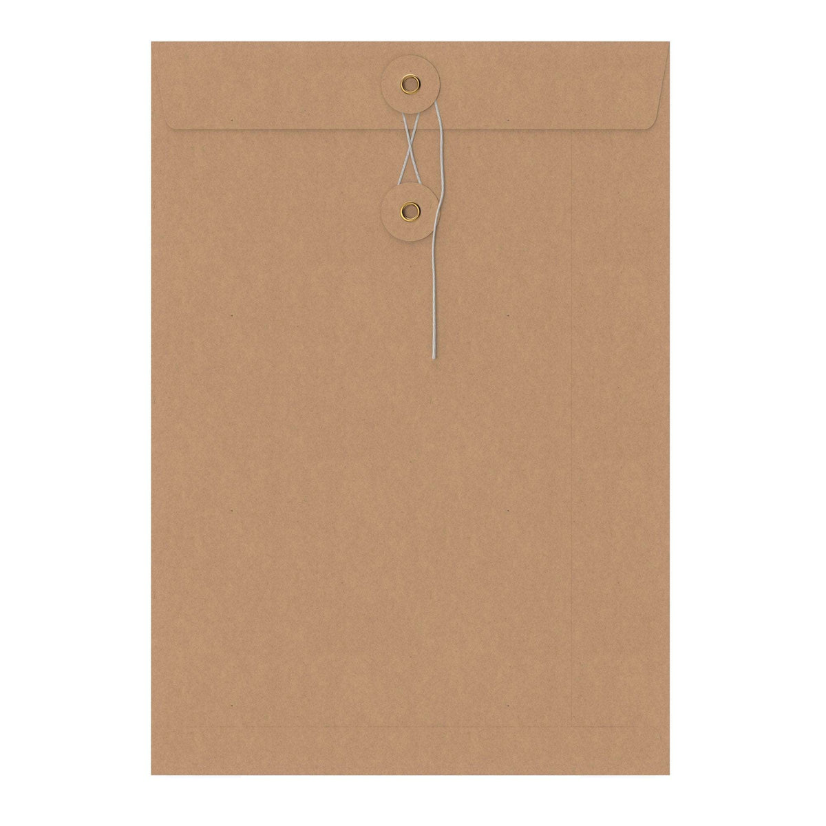 Enveloppes à rondelle et ficelle avec fenêtre panoramique - Fermeture Japonaise