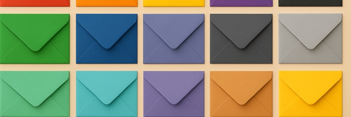 Enveloppes Colorées