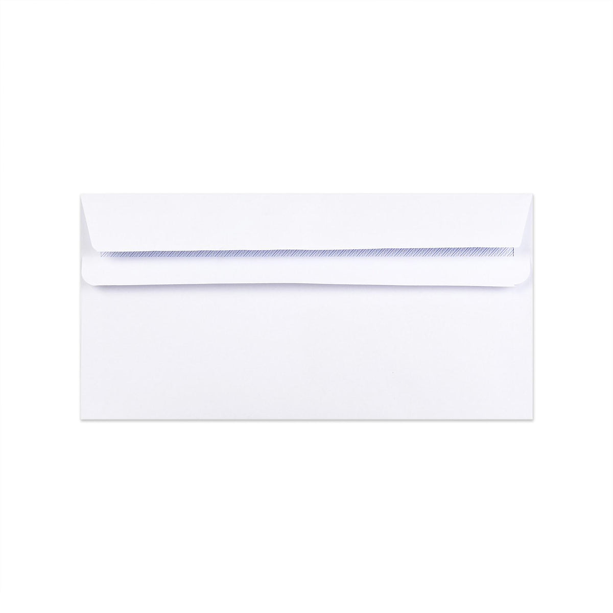 Enveloppe blanche avec impression intérieure – fenêtre 110x220 mm (DL) 110gr/m²