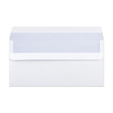 Enveloppe blanche avec impression intérieure – fenêtre 110x220 mm (DL) 90gr/m²