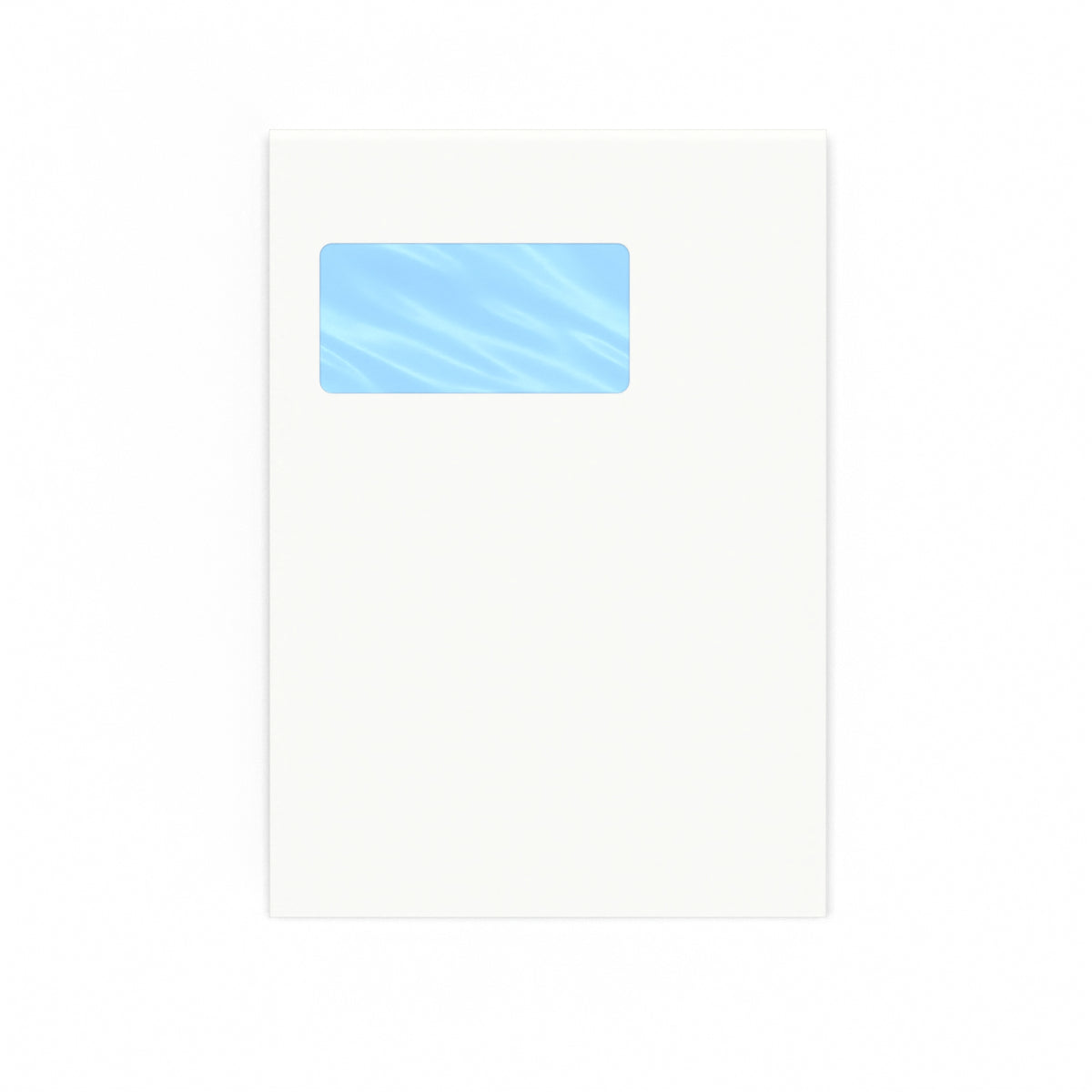 Enveloppe blanche à fenêtre verticale 229x162 mm (C5)