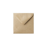 Enveloppe kraft striée 116x116 mm