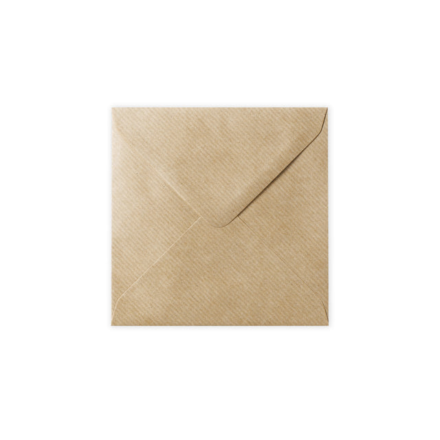Ribbed Kraft Envelope 130x130mm